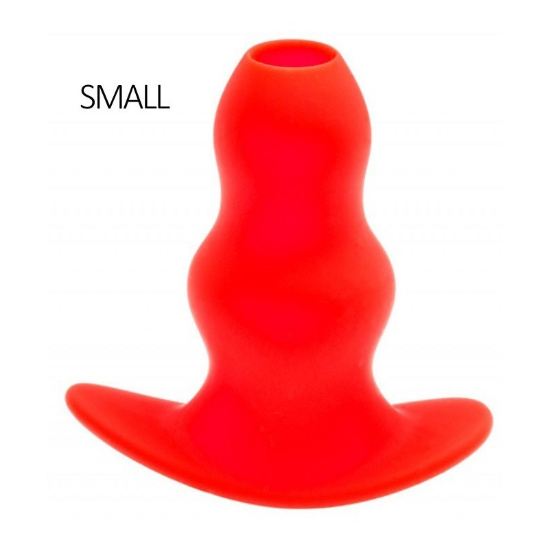 Plug Tunnel Stretch Rouge Small 11 x 5 cm