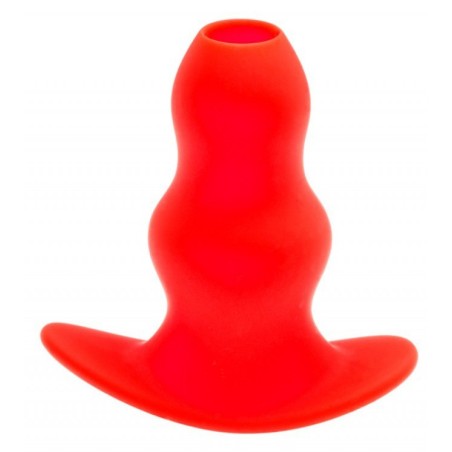 Plug Tunnel Stretch Rouge Small 11 x 5 cm