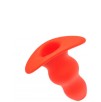 Plug Tunnel Stretch Rouge Small 11 x 5 cm