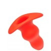 Plug Tunnel Stretch Rouge Large 15 x 7cm