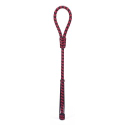 Cravache Round 50cm Noir-Rouge- Fouets