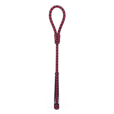 Cravache Round 50cm Noir-Rouge- Fouets