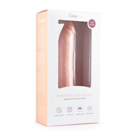 Dildo avec ventouse Forme courbée 19 x 4.5cm