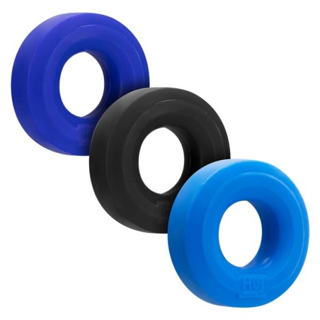 Cockrings Huj Lot de 3- Cockrings Flexibles en stock sur Fun et plaisirs