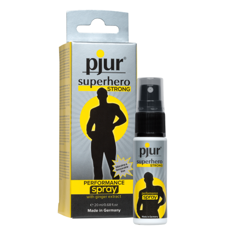 Spray retardant SuperHero Delay 20ml- Retarder l'Éjaculation en stock sur Fun et plaisirs