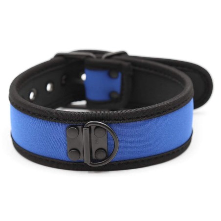 Collier en néoprène Bleu- Puppy Play