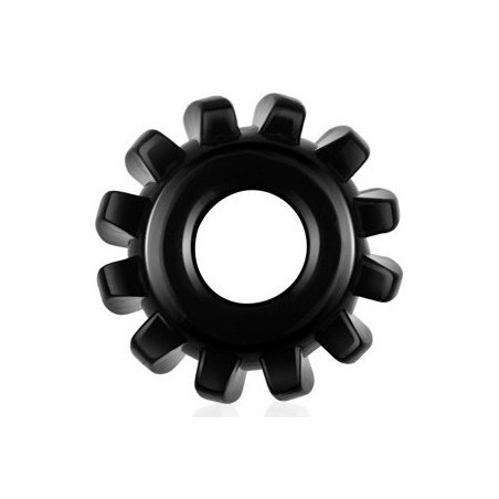 Cockring Power Plus Wheel Noir- Cockrings Flexibles en stock sur Fun et plaisirs