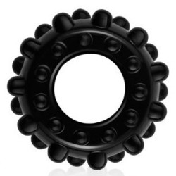 Cockring power Plus Bubble Noir- Cockrings Flexibles en stock sur Fun et plaisirs