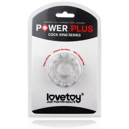 Anneau pénien power Plus Transparent