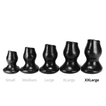 Plug pig-Hole Fuck XXL 14 x 9cm Noir- Plugs Tunnels en stock sur Fun et plaisirs