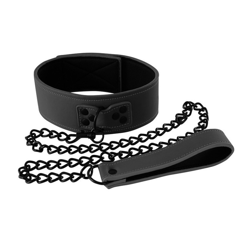 Collier et Laisse Renegade noir