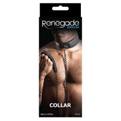 Collier et Laisse Renegade noir