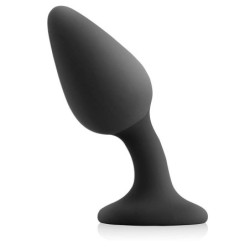 Plug Courbé Knock Renegade 10 x 4cm Noir- PLUG A BILLE LOURDE en stock sur Fun et plaisirs