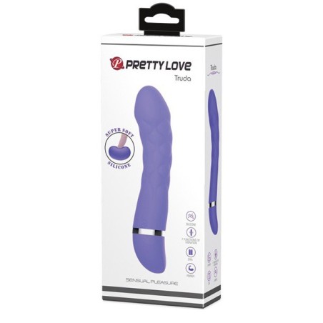 Vibromasseur Truda 19.5 x 3.5cm - Violet