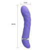 Vibromasseur Truda 19.5 x 3.5cm - Violet