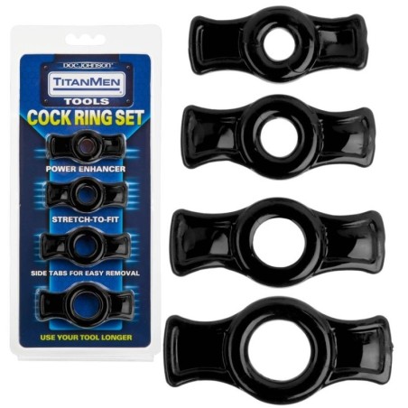 Cockring Stretch x4- Cockrings Flexibles en stock sur Fun et plaisirs