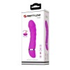 Vibromasseur design Truda 19.5 x 3.5cm - Violet