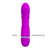 Vibromasseur design Truda 19.5 x 3.5cm - Violet