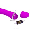 Vibromasseur design Truda 19.5 x 3.5cm - Violet