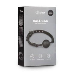 Baillon flexible avec boule silicone Noir