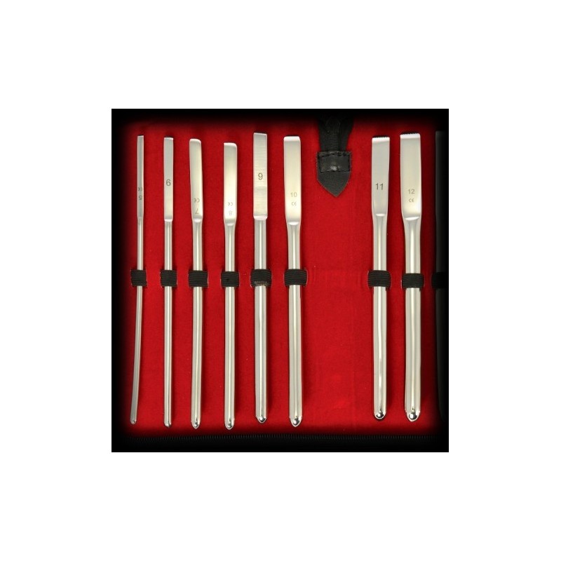 Kit de 8 tiges pour urètre 5 à 12mm