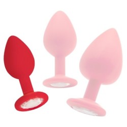 Plug diamond Regular – 6.5 x 2.8 cm Rouge- Bijoux Anal en stock sur Fun et plaisirs