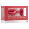 Plug diamond Regular – 6.5 x 2.8 cm Rouge