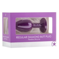 Plug Diamond Regular – 6.5 x 2.8 cm Violet