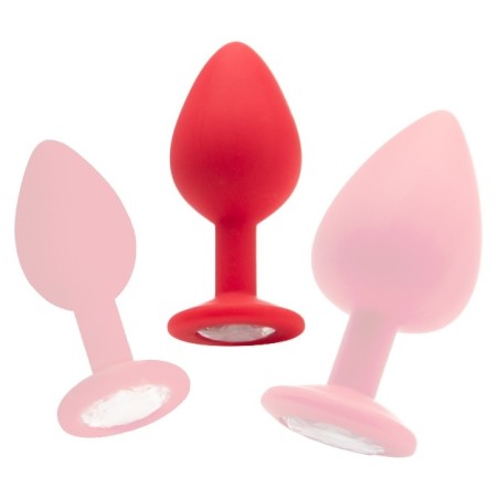 Plug Diamond Large – 7 x 3.5 cm Rouge- Bijoux Anal en stock sur Fun et plaisirs