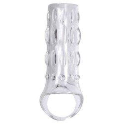 Gaine de pénis Power Cage 11 x 4cm Clear- Gaines Pénis en stock sur Fun et plaisirs