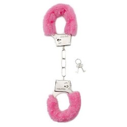 Menottes Furry Roses- Menottes en stock sur Fun et plaisirs