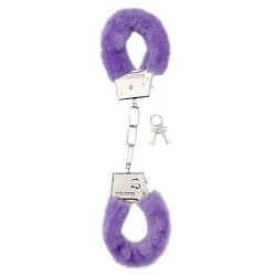 Menottes Furry Violettes- Menottes en stock sur Fun et plaisirs