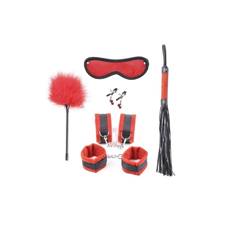 Kit Bondage 5 Pièces Rouge