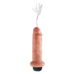 Gode qui éjacule Squirting King Cock 16 x 4.4cm- Godes Ejaculateurs en stock sur Fun et plaisirs