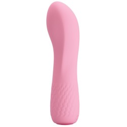 Vibro Alice Curve 12 x 3 cm Rose- Vibromasseurs Design en stock sur Fun et plaisirs