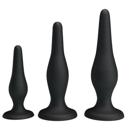 Lot de 3 plugs Silicone Débutant- Plugs Débutant & Kits en stock sur Fun et plaisirs