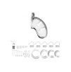Cage de chasteté ManCage Modèle 01 9 x 3.5 cm Transparente