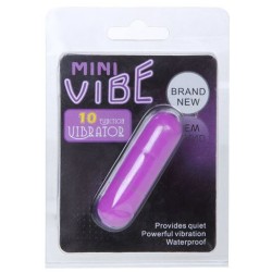 Mini Vibro 10 fonctions 6cm Violet