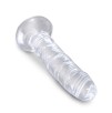 Gode transparent King Cock 16 x 3.7cm