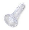 Gode transparent King Cock 16 x 3.7cm