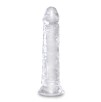 Gode transparent King Cock 20 x 4.5cm