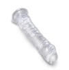 Gode transparent King Cock 20 x 4.5cm