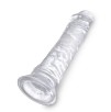 Gode transparent King Cock 20 x 4.5cm