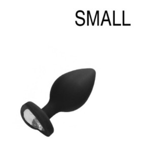 Plug Bijou Anal silicone Heart Noir 6 x 2.8 cm- Bijoux Anal en stock sur Fun et plaisirs