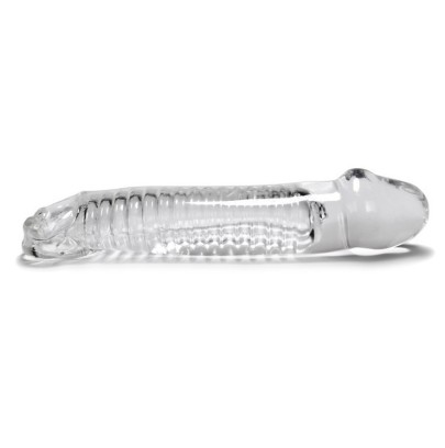 Gaine pour pénis Muscle Oxballs 24 x 5 cm transparente- Gaines Pénis en stock sur Fun et plaisirs