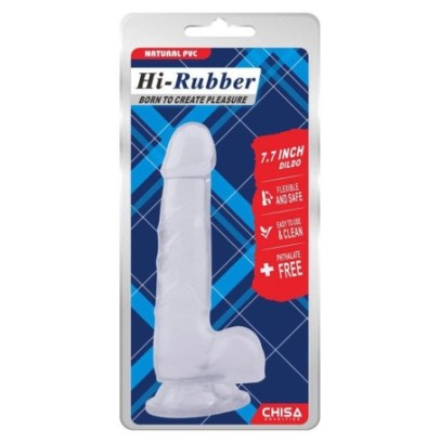 Gode Transparent Hi-Rubber 14 x 3.6 cm